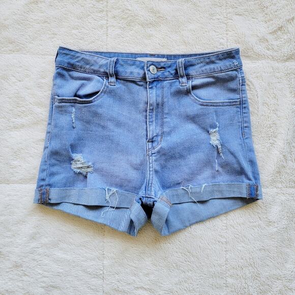 Pacsun High Rise Super Stretch Shortie Shorts - Picture 1 of 4